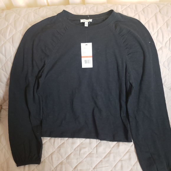 Anthropologie Tops - Anthro Ella Moss Long Sleeve Back Ruffle Top